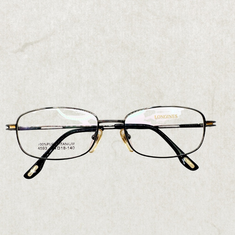 Longines Navigator 4593 Eyeglasses – 100% Pure Titanium, Size 18-140